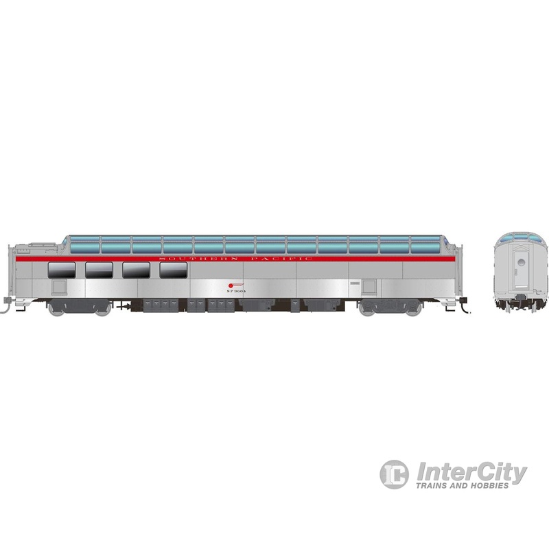 Rapido 175010 HO SP Dome-Lounge w/Flat Sides: SP - General Service: #3604