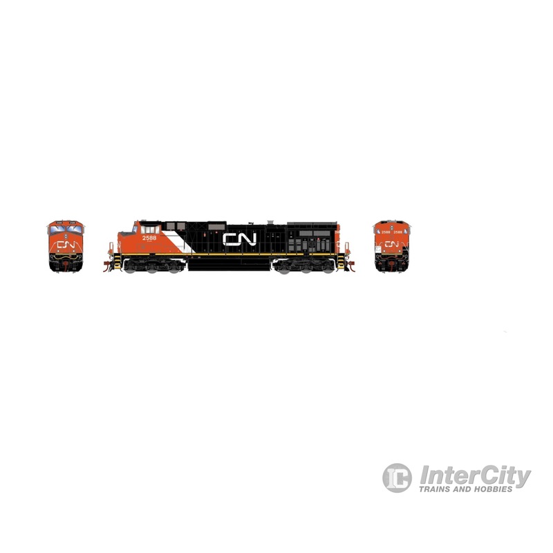 Athearn ATHG31532 HO GE Dash 9-44CW, Standard DC, Canadian National #2588