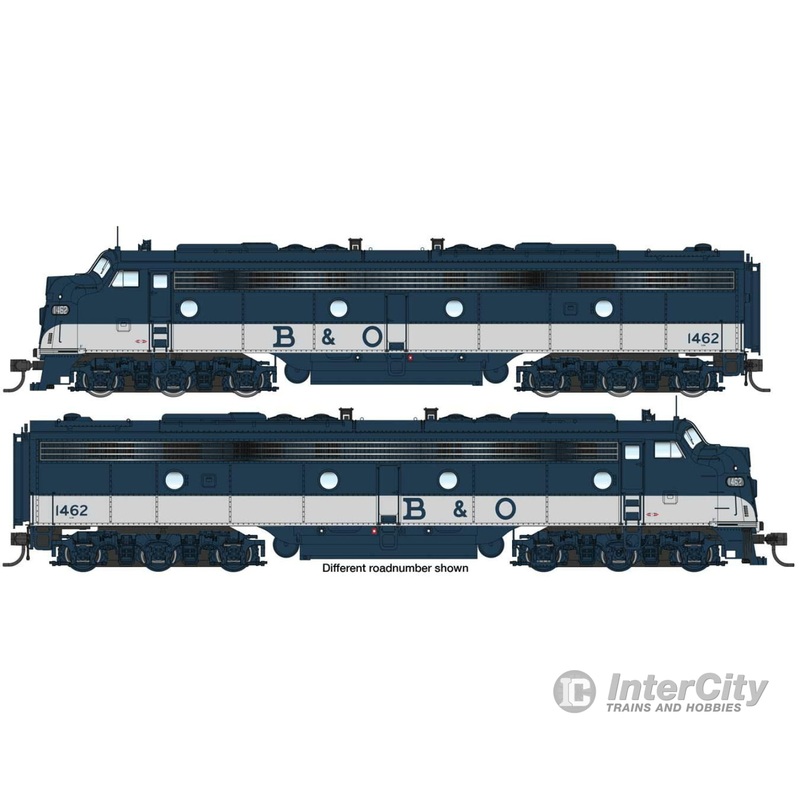 Walthers Proto 49908 EMD E8 A-A - Standard DC -- Baltimore & Ohio #1462 & 1466