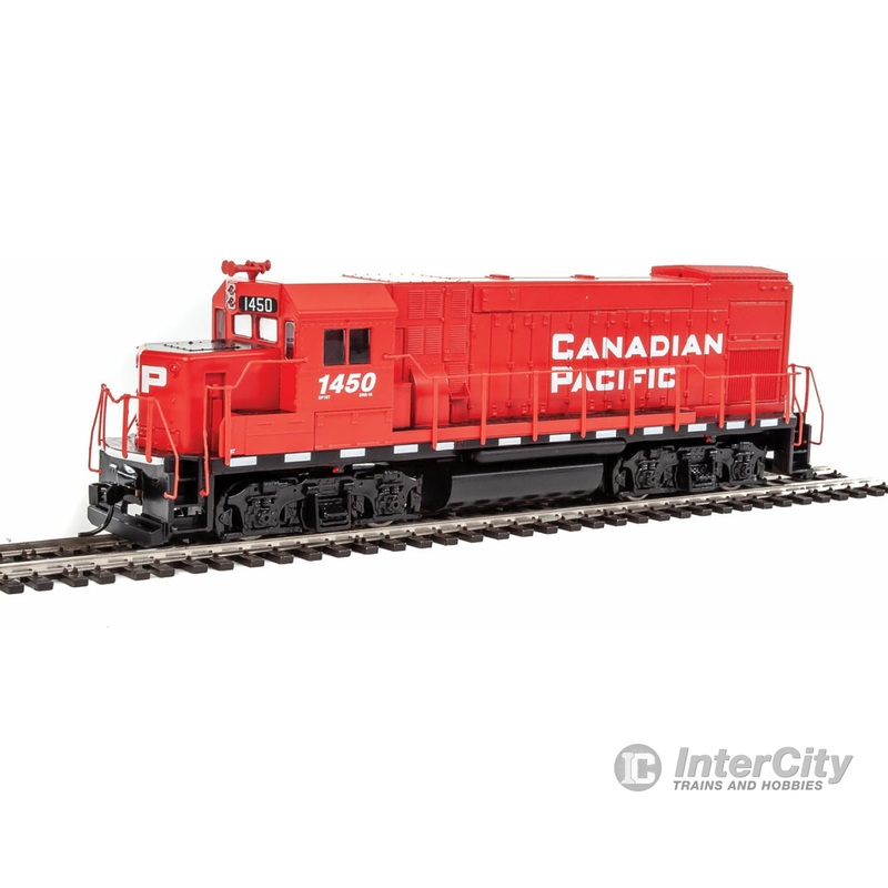 Walthers Trainline 2501 EMD GP15-1 - Standard DC -- Canadian Pacific (red, white)