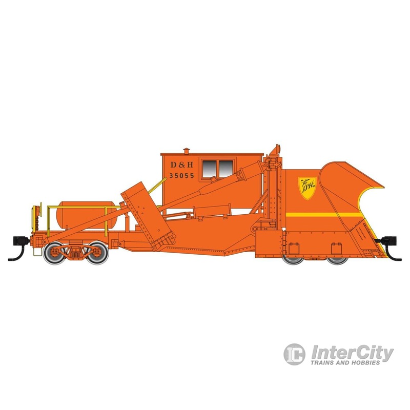 Walthers Proto 110128 Jordan Spreader - Ready to Run -- Delaware & Hudson #35055