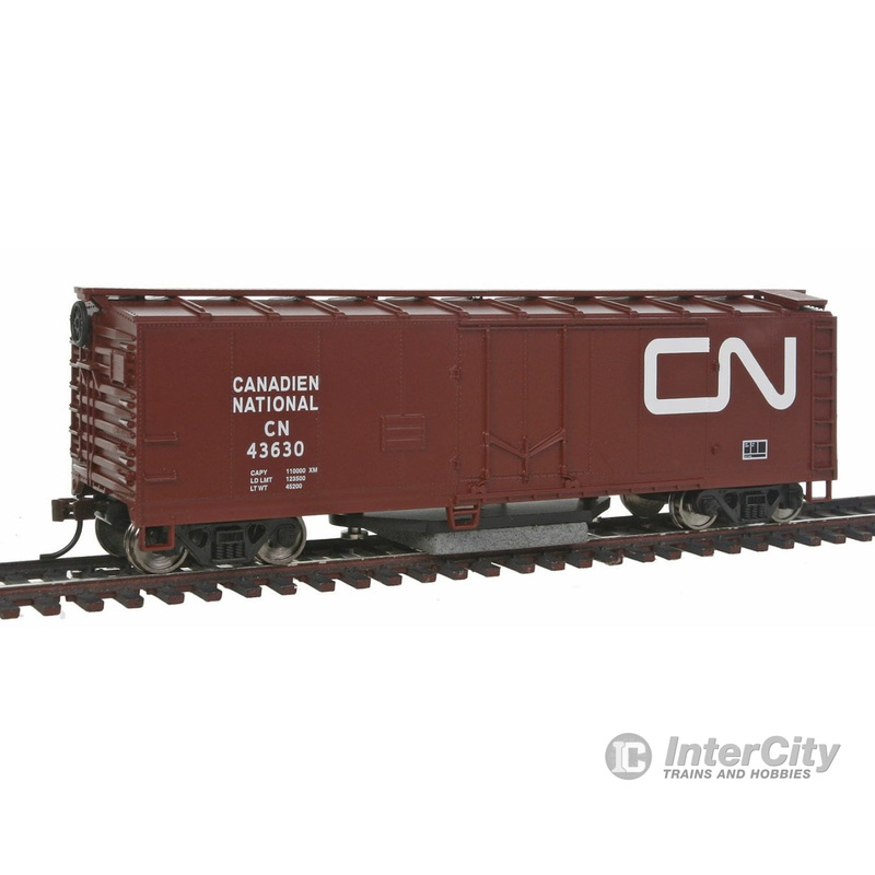Walthers Trainline HO 1481 40' Plug-Door Track Cleaning Boxcar - Ready to Run -- Canadian National
