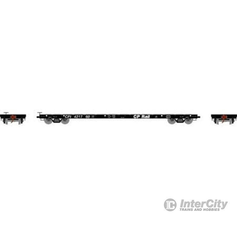 Athearn ATH97076 HO 60 Foot Flat Car 60' Flat Car, CP Rail 421760