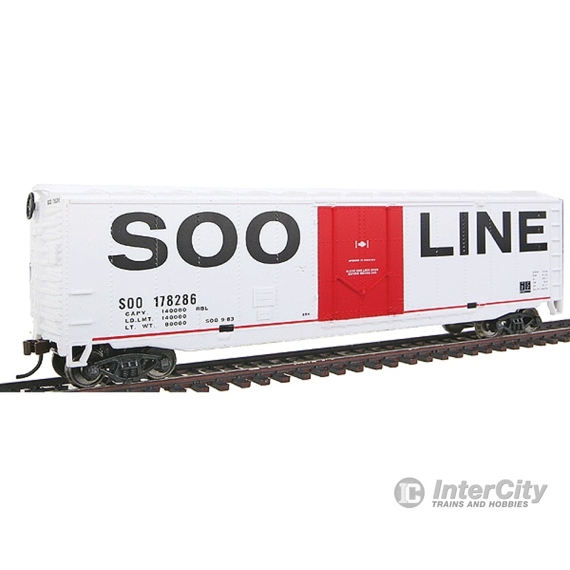 Walthers Trainline 1671 50' Plug-Door Boxcar - Ready to Run -- Soo Line