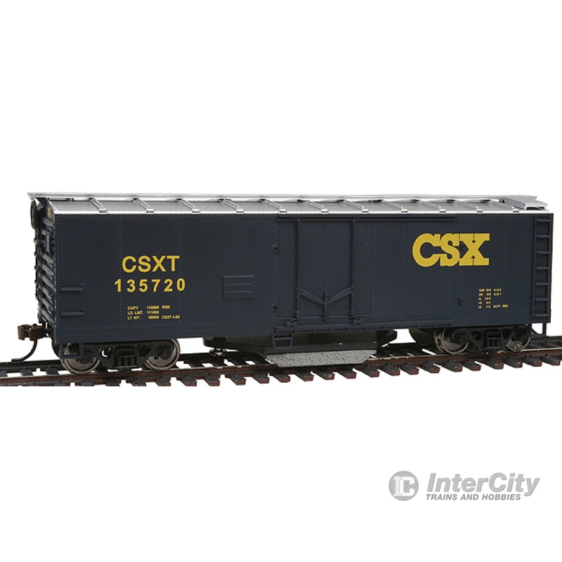 Walthers Trainline 1754 40' Plug-Door Track Cleaning Boxcar - Ready to Run -- CSX Transportation #135720