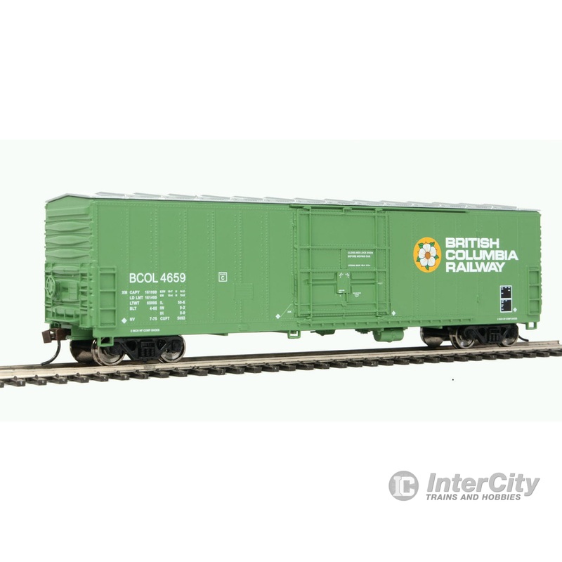 Walthers Trainline 1800 Insulated Boxcar - Ready to Run -- British Columbia Railway