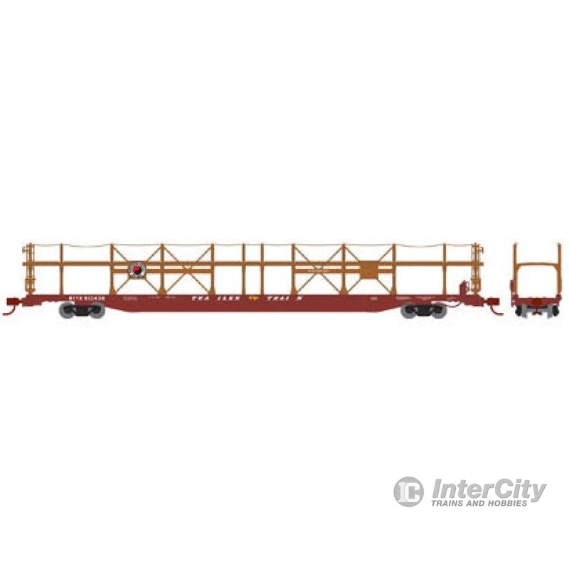 Athearn ATH14392 N Bulkhead Flat Cars TTX Auto Rack BTTX 913438