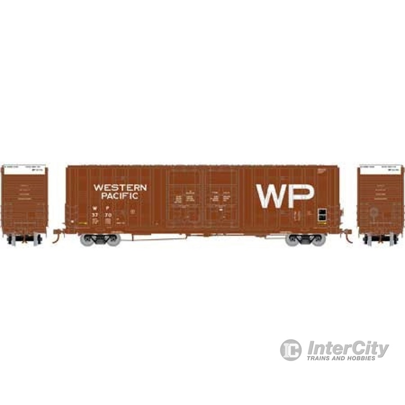 Athearn ATH75112 HO 60 Foot Berwick Double Door Box Car Western Pacific 3770