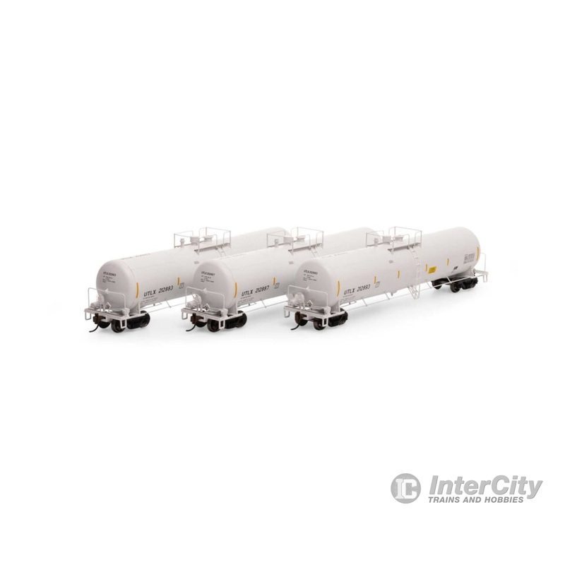 Athearn ATH29926 HO 30,000-Gallon Ethanol Tank, UTLX #2 (3)