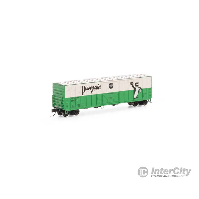 Athearn ATH3871 N 50' NACC Box, Penguin Ginger Ale #7001