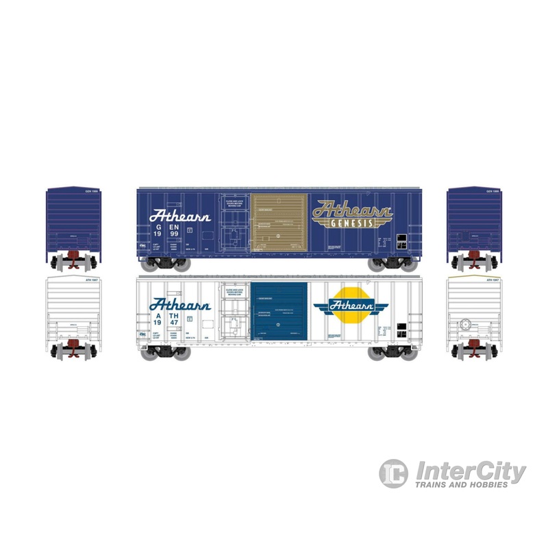 Athearn ATH24599 N 50' FMC Box, N #1946/Genesis #1999 (2)