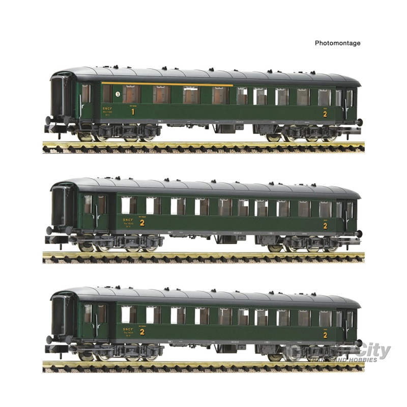 Fleischmann 6260067 N 3 piece set: Passenger train, SNCF